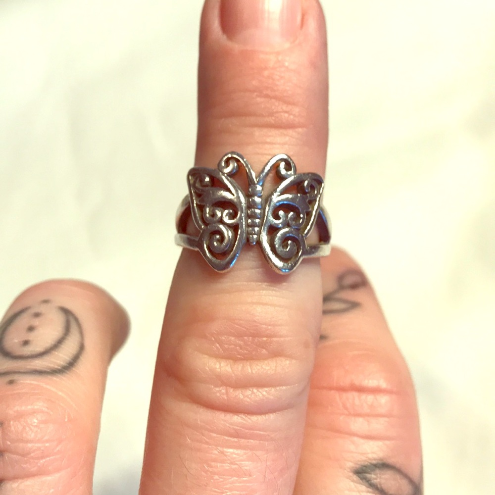 Sterling Silver Butterly Ring